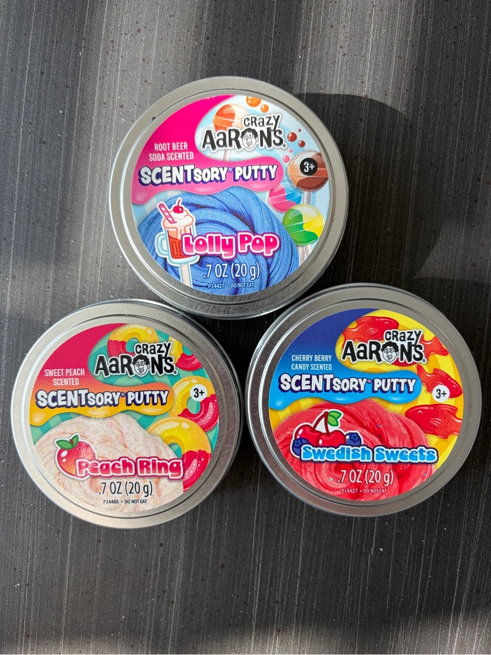 New SEALED Crazy Aaron’s SCENTsory Putty - Bundle of 3